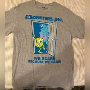 Monsters Inc… Disney Pixar shirt… Gray… Size medium… Unisex